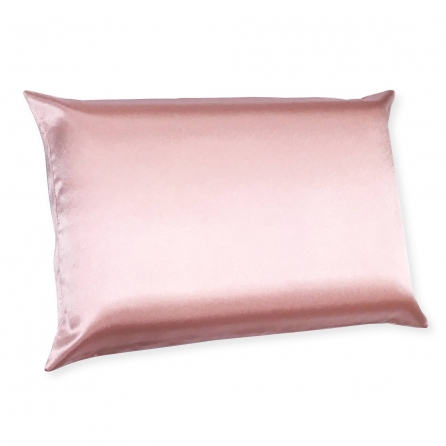 Púder rózsaszín selyem párnahuzat minőségi  szaténból. Különleges esküvői ajándék is lehet