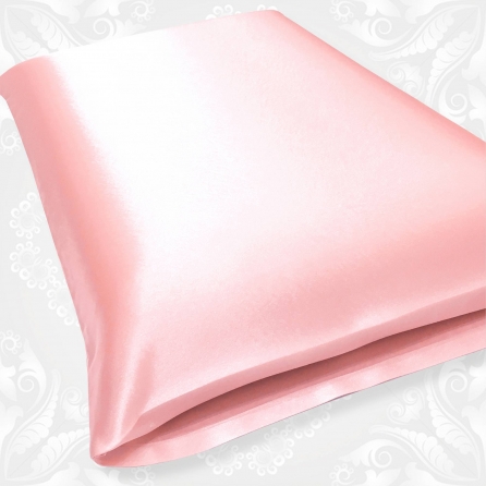 Rózsaszín selyem párnahuzat minőségi  szaténból. Különleges ajándék lehet férfiaknak, nőknek