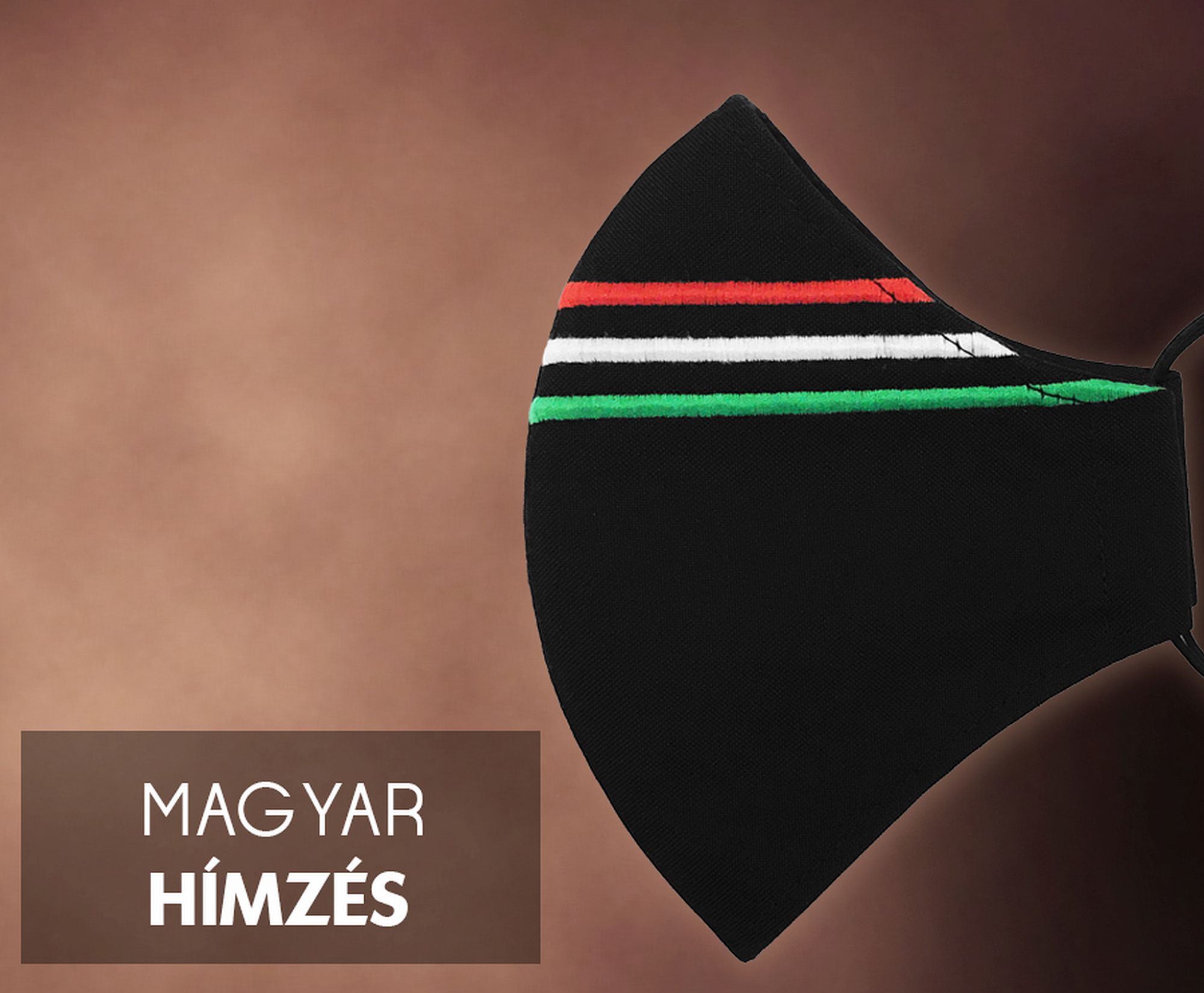 Magyar zászlós maszk